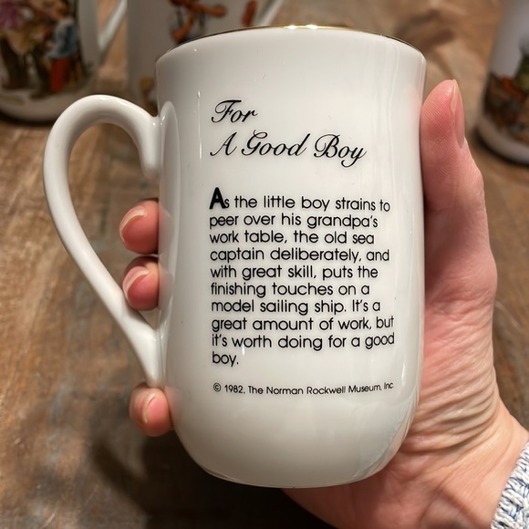 Norman Rockwell Mug Set - Picture 4 of 7